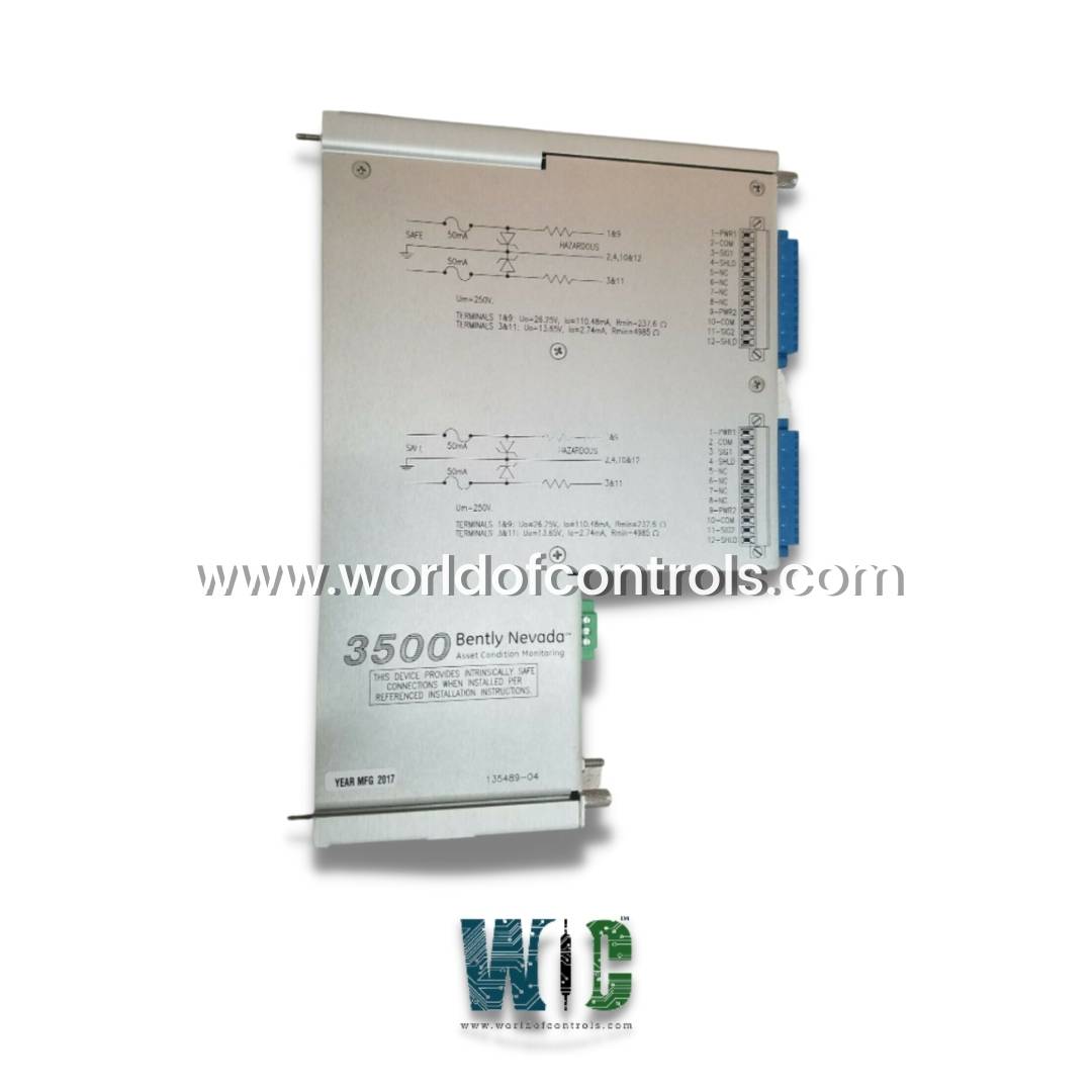 135489-04 - I/O Module With Internal Barriers And Internal Terminations