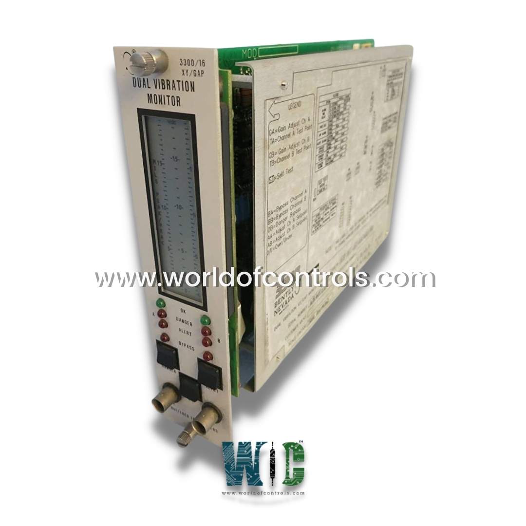 3300/16-PWA86739-01 - Dual Vibration XY/Gap Monitor