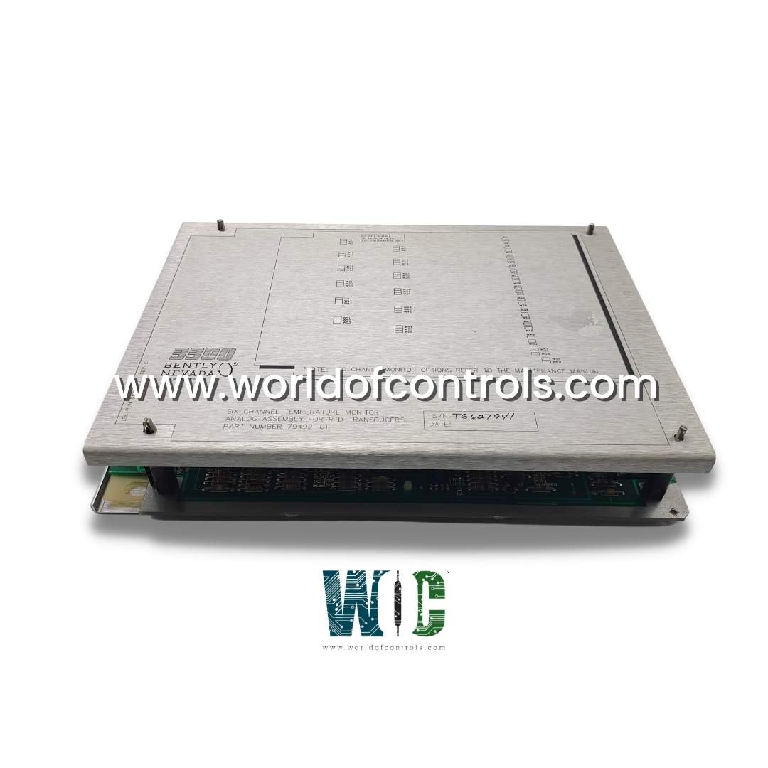 3300/35-PWA79492-01 - Six Channel Analog Temperature Monitor