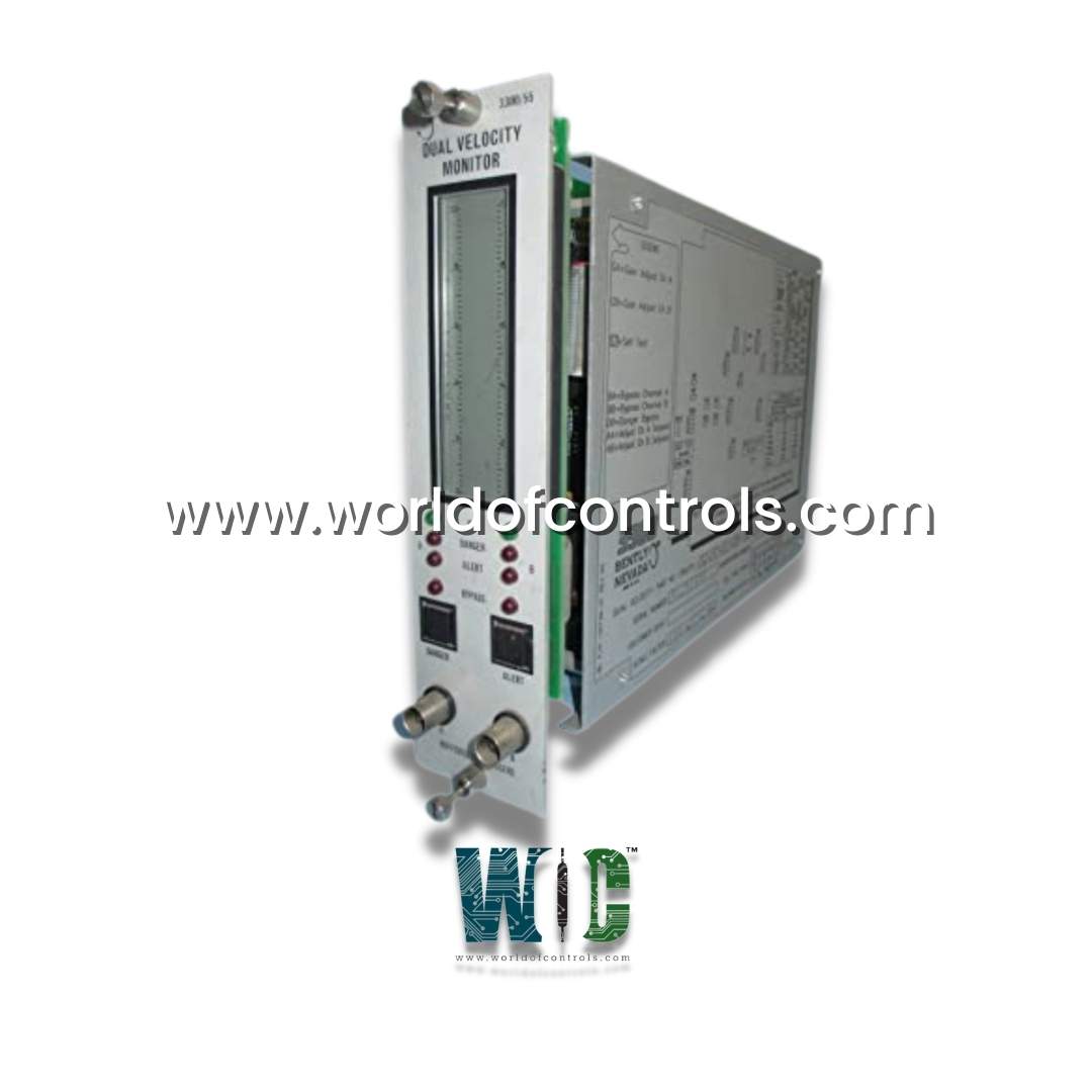 3300/55 - Dual Velocity Monitor I/O Module