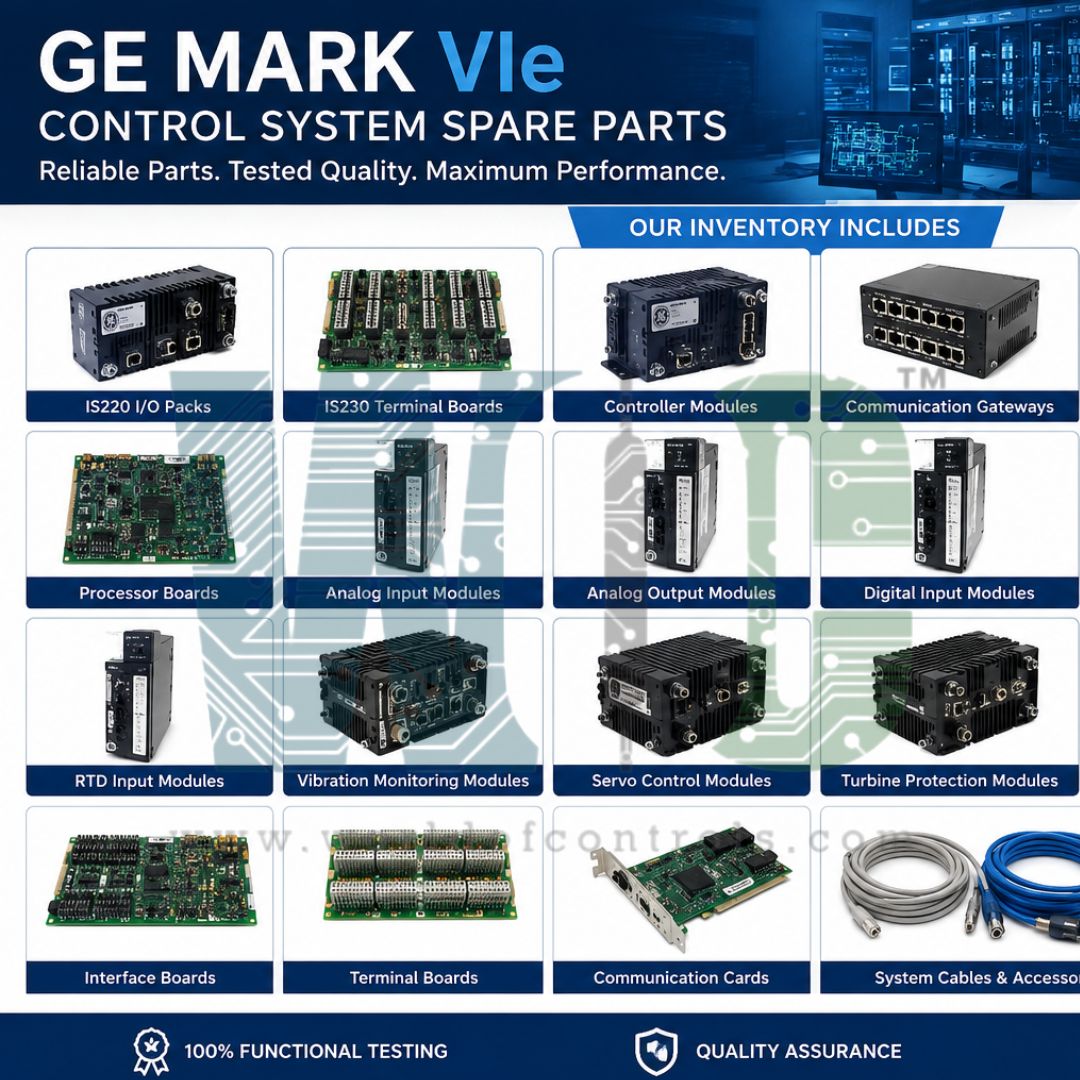 GE Speedtronic Mark VIe Turbine Control Spare Parts Supplier