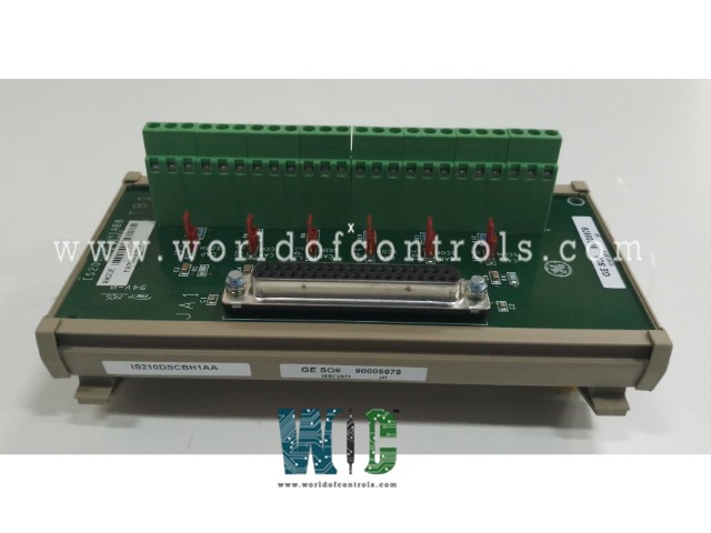 IS200DSCBH1AAA - DIN-Rail Mounted Serial Communications I/O Terminal Board