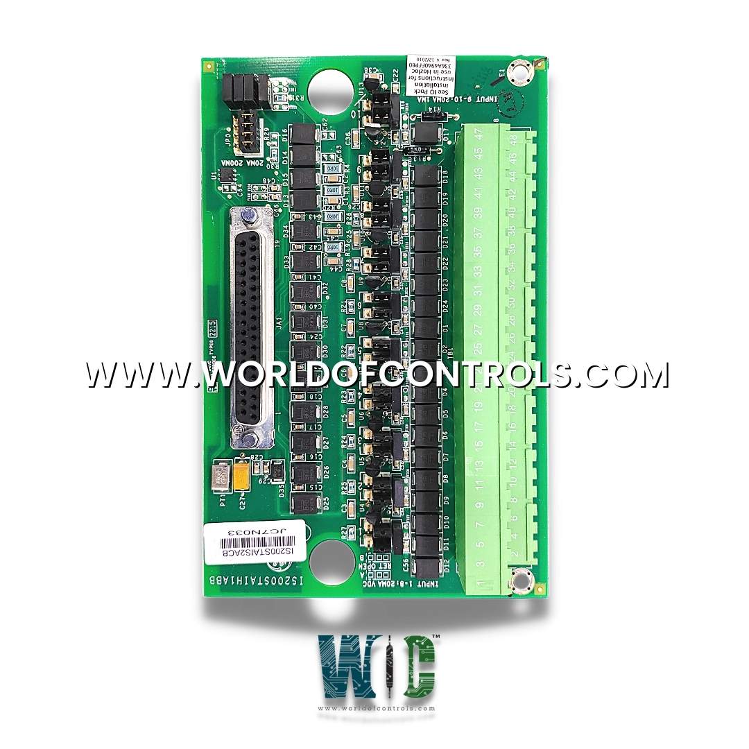 IS200STAIS2A - Simplex Analog Input Terminal Board