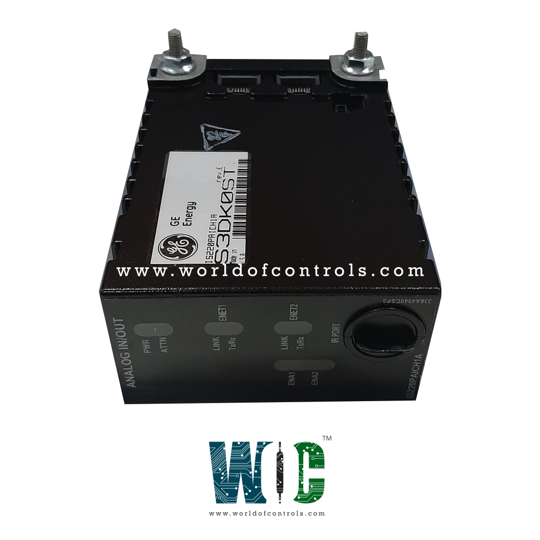 IS220PAICH1A, REV D - Analog I/O Terminal Board