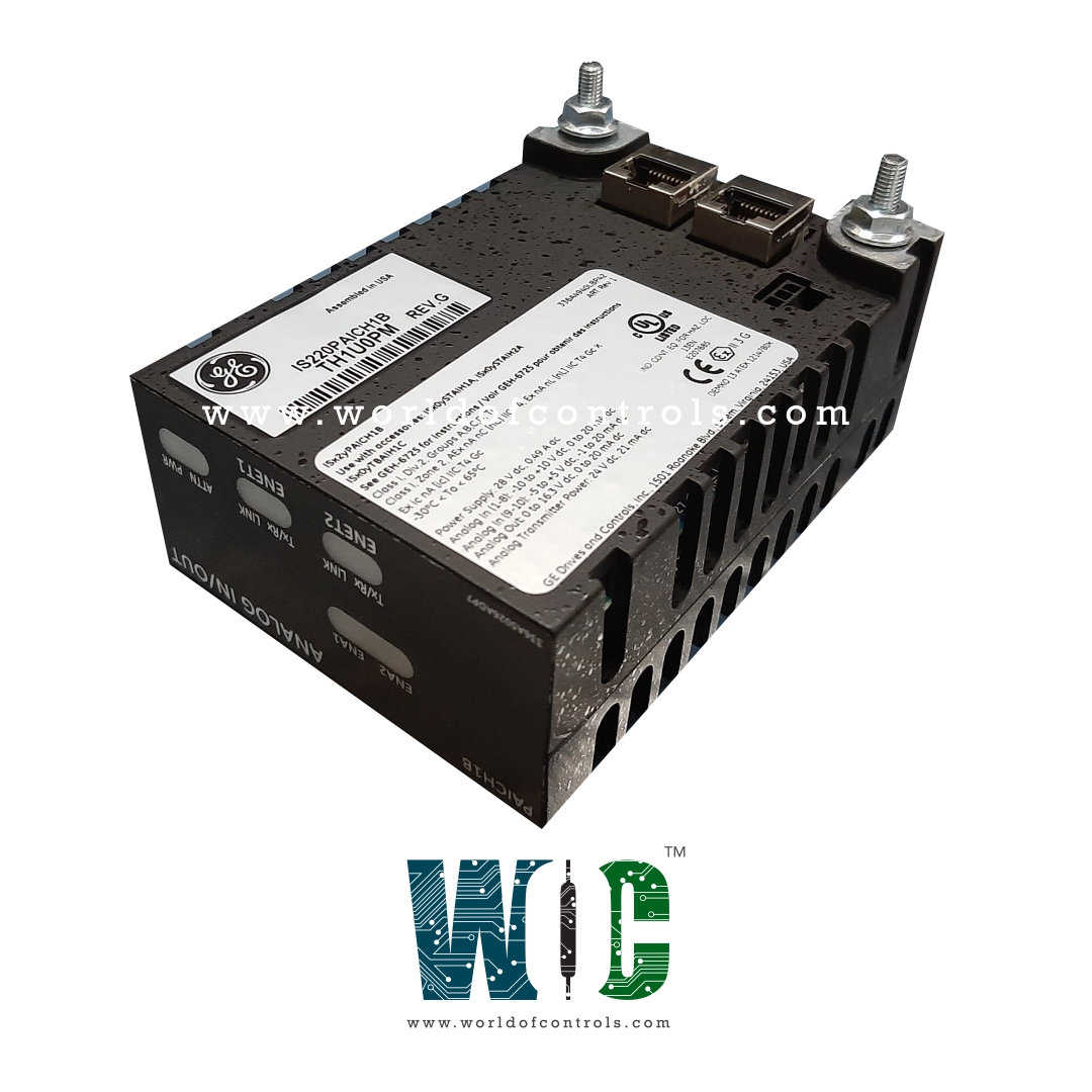 IS220PAICH1B, REV B - Analog Input/Output Module