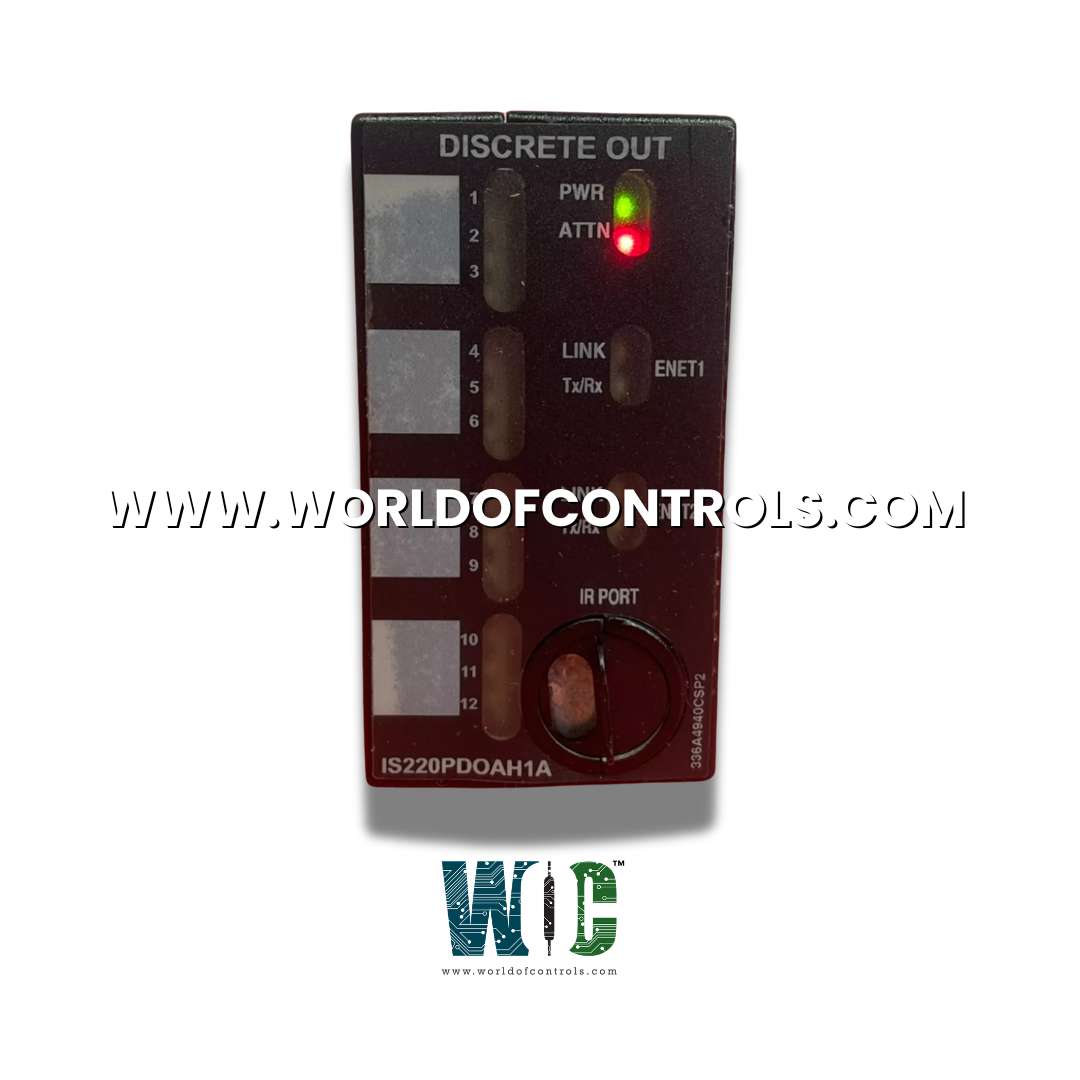 IS220PDOAH1A, REV G - Discrete Relay Output Terminal Board