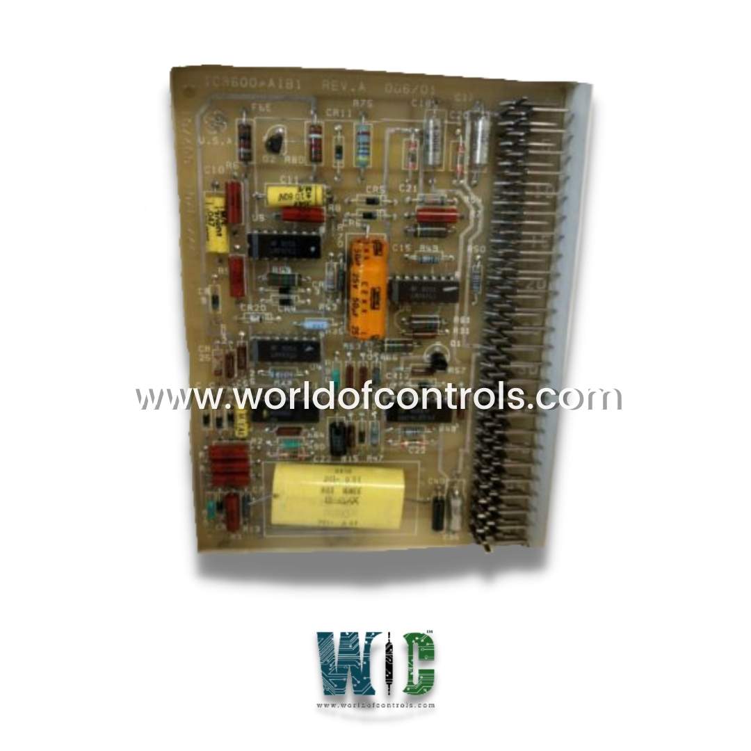 IC3600AAIB1 -  REVISION A ANALOG INTERFACE CARDGENERAL ELECTRIC MARK II SPEEDTRONIC TURBINECONTROL SYSTEM