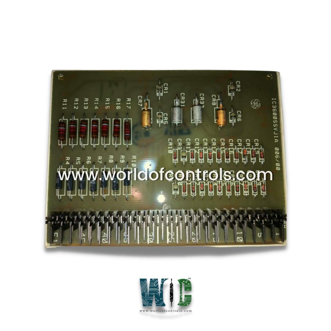 IC3600SSVJ1 - Servo Valve Protection Card