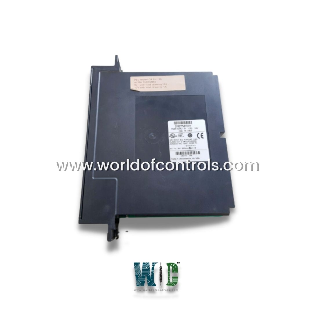 IC697PWR711 - GE Fanuc manufactured 100 Watt Power Supply Module