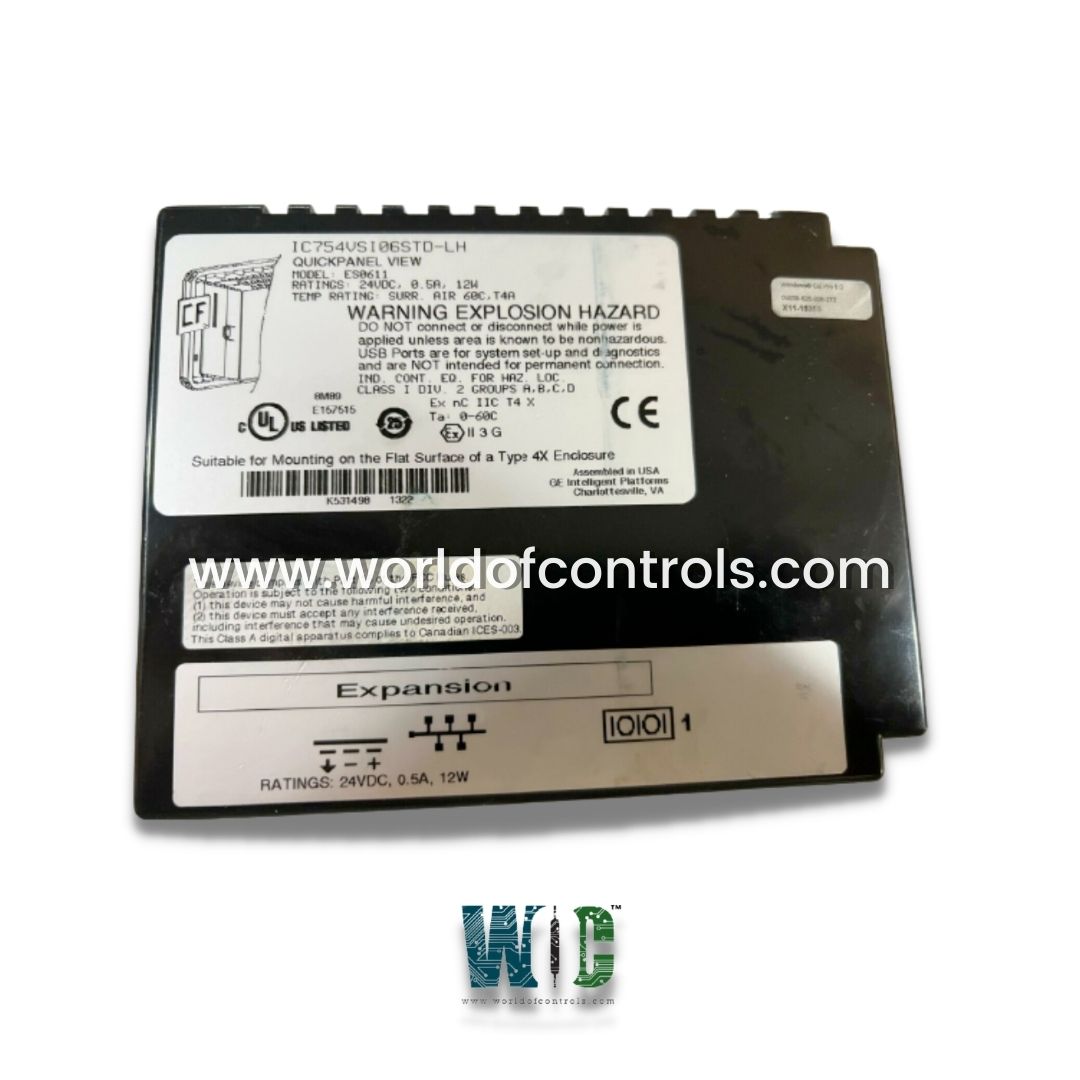 IC754VSI06STD - Quick Panel Display