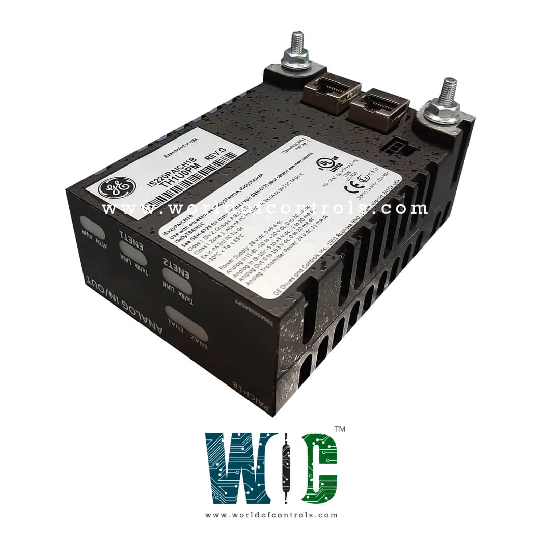 IS220PAICH1B - Analog Input/Output Module in Stock. Contact WOC.