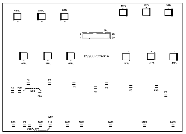 PCCA Card Layout Diagram